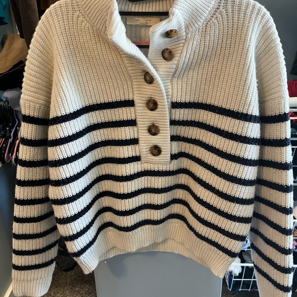 Sezane Striped Lucas Jumper - Medium